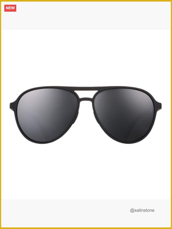 Polarized Aviator Sunglasses, No Slip No Bounce, Plastic Frame main image 5